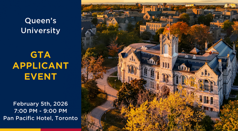 Queen's GTA Applicant Event 2026